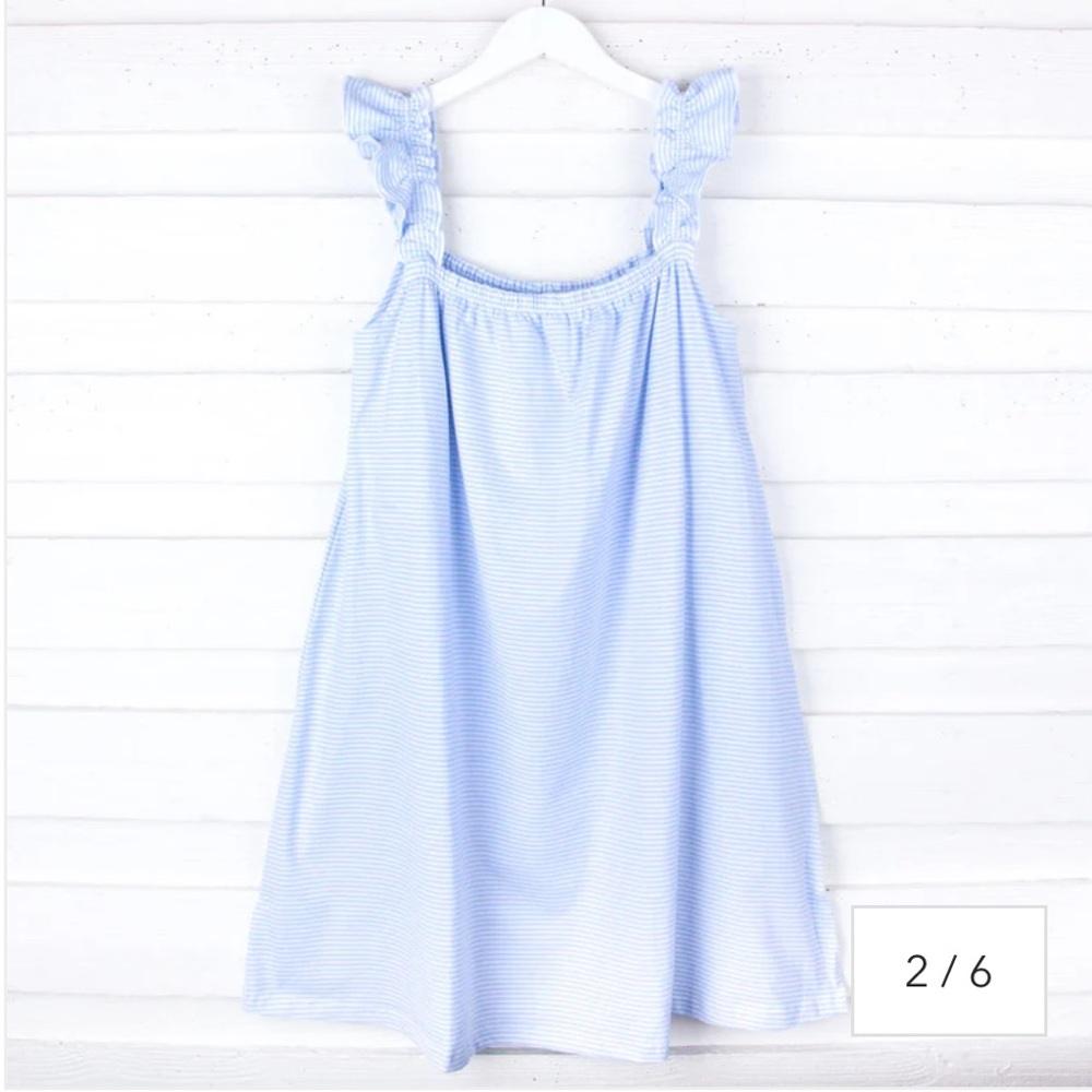 {Classic Whimsy} Blue Stripe Women’s Gown